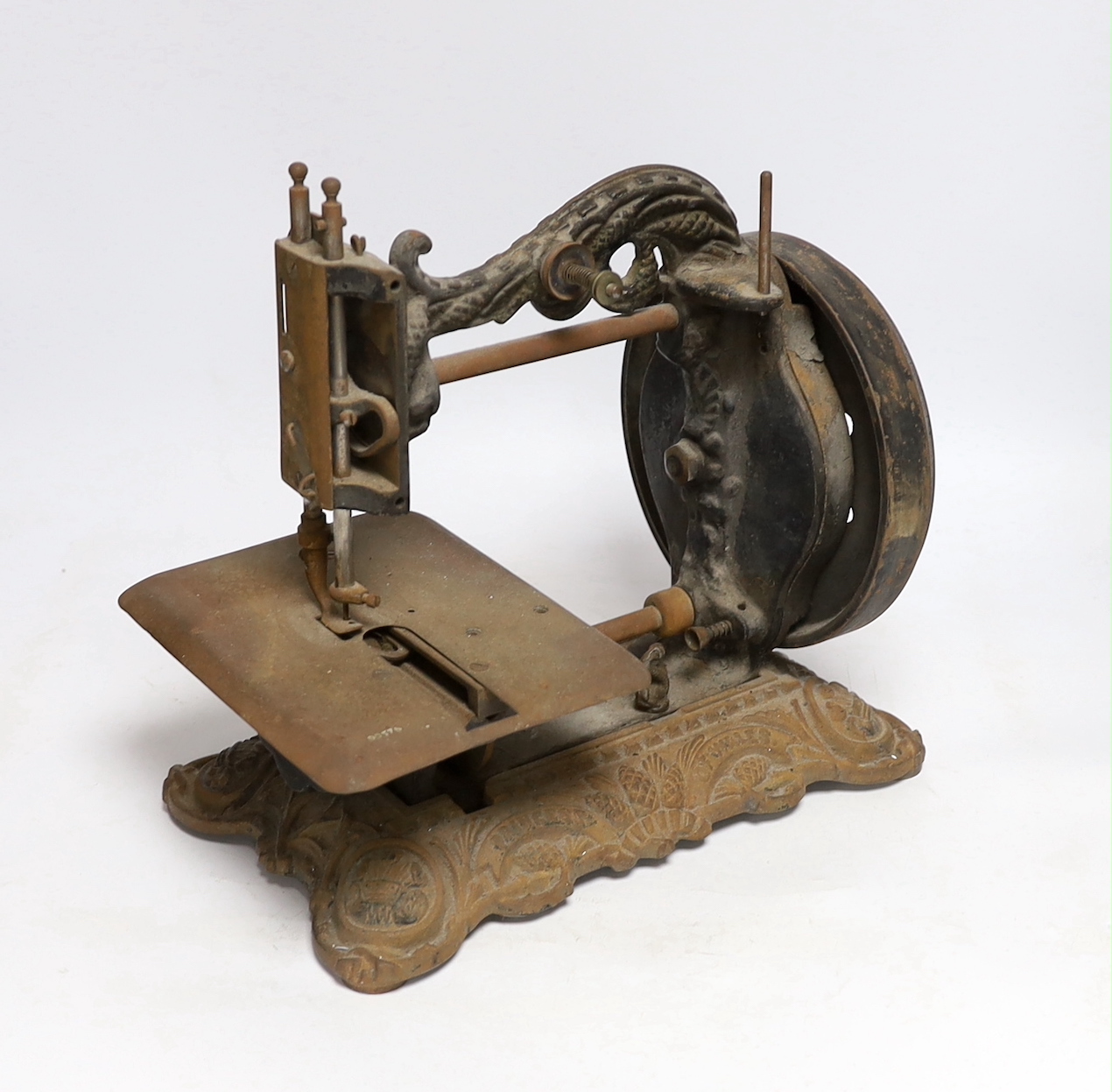 A Princess of Wales cast iron sewing machine